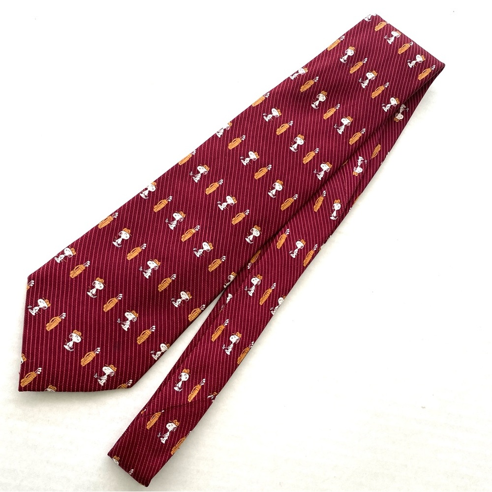 Peanuts Snoopy Golf Silk Necktie